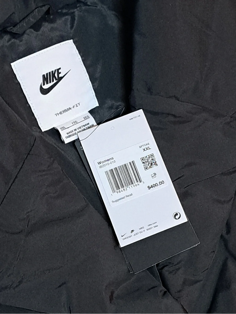 Nike Therma-Fit Down Oversized Trench Puffer Coat - Women's Size XXL